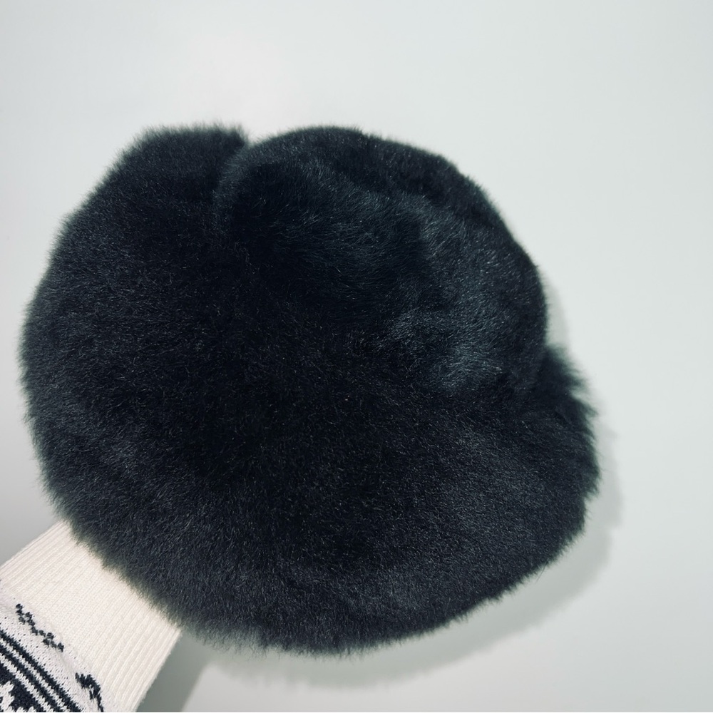 Peruvian Connection Genuine 100% Alpaca Fur Black Hat - One Size - Picture 4 of 9